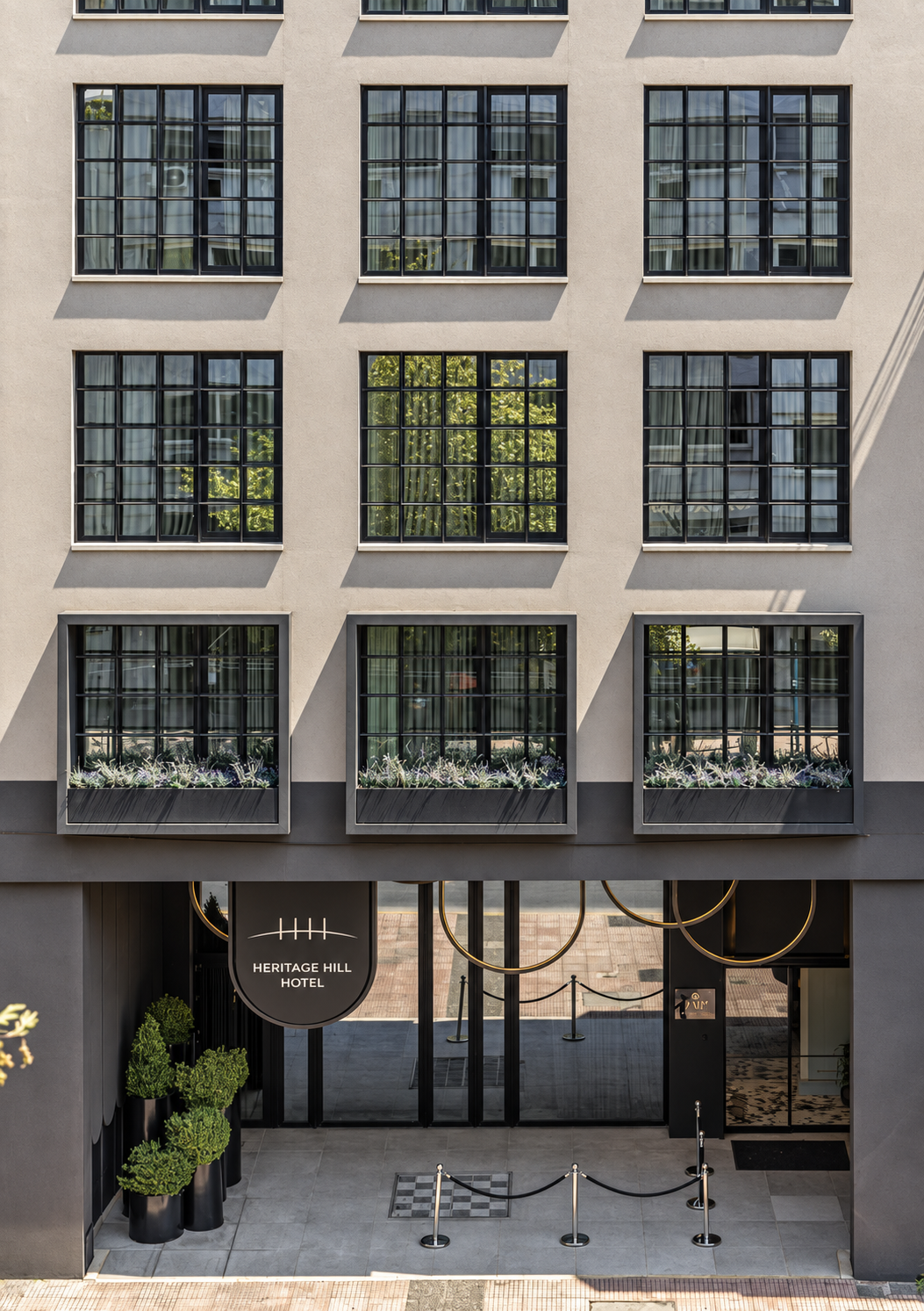 Heritage Hill Hotel exterior on Andrea Syngrou Avenue